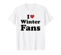 I Love Winter Fans T-Shirt