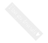 I Love You Drive Safe Mirror Sticker | Car Stickers and Decals for Women | Waterproof Letters Emblem Labels for Truck Window Bumper Windshield Vehicles Exterior Decor