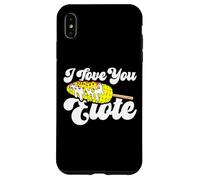 I Love You Elote Corn on The COB Funny Mexican Food Coque pour iPhone XS Max