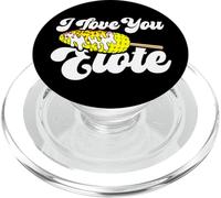 I Love You Elote Corn on The COB Funny Mexican Food PopSockets PopGrip pour MagSafe