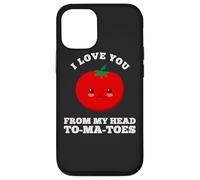 I Love You from My Head Tomatoes Figurine de Jardin Coque pour iPhone 12/12 Pro