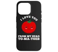 I Love You from My Head Tomatoes Figurine de Jardin Coque pour iPhone 16 Pro