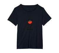 I Love You from My Head Tomatoes Funny Valentin's T-Shirt, Femme Grandes Tailles, Noir, 5X