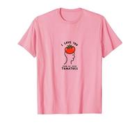 I Love You from My Head Tomatoes Funny Valentin's T-Shirt, Homme, Rose, XL