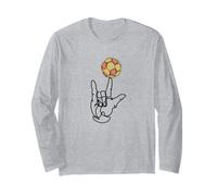 I Love You Hand Ballon de Football en Ligne Continue Manche Longue