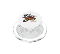 I Love You. Merci., Amour élégant PopSockets PopGrip pour MagSafe