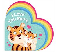 I Love You More - A Sweet Rhyming Layered Heart-Shaped Book for Toddlers