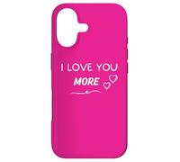 I Love You More - Je t'aime Encore Plus Coque pour iPhone 17