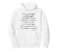 I Love You O Lord My Strength Psaume 18:1 Écriture Faith God Sweat à Capuche