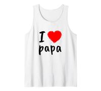 I Love You Papa T Shirt, Cool Happy Father's Day, Best Daddy Débardeur