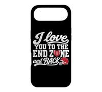 I Love You to The End Zone and Back Football Heart Lover Coque pour iPhone Air