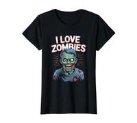 I Love Zombies Creepy Undead Design pour Les Amateurs T-Shirt Graphique avec Valeur