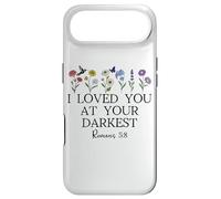I Loved You at Your Darkest Christian Bible Verse Romans 5:8 Coque pour iPhone Air