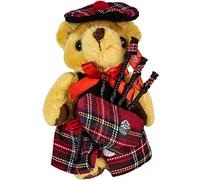 I LUV LTD Figurine Musicale Ours en Peluche Cadeau Écossais pour Edinburgh Tartan Clan, Fabriqué en Ecosse