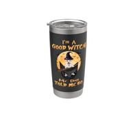 I’m a Good Witch My Dog Told Me So Corgi Dog Hallowwen Gobelet isotherme en acier inoxydable double paroi