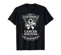 I’m a Veteran and a Cancer Survivor Don’t Underestimate Me T-Shirt