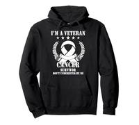 I’m A Veteran and Cancer Survivor Don’t Underestimate Me Sweat à Capuche
