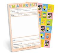 Knock Knock Bloc Playtime I’m an Artist! avec planche d'autocollants