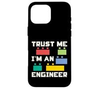 I´m an Engineer Blocs de Construction Amusants Brique Jouet Brique Cadeaux Coque pour iPhone 16 Pro Max