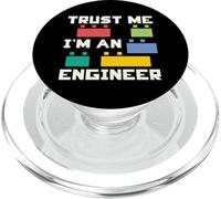 I´m an Engineer Blocs de Construction Amusants Brique Jouet Brique Cadeaux PopSockets PopGrip pour MagSafe
