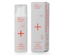 i+m Daily UV-Fluid SPF 50 - Finition invisible & hydratante grâce aux céramides + ectoïne - Protection solaire minérale - Sérum visage - Base de maquillage, sans parfum - Végétalien Cosmétique naturel