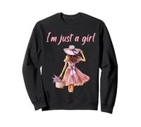 I’m Just a Girl Shirt Funny Graphic Tee for Women Sweatshirt