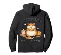 I’m Just Here for The Snacks Funny Hamster Cute Lazy Mood Sweat à Capuche