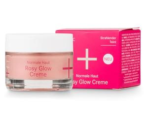 i+m Naturkosmetik i+m® Rosy Glow Cream 30 ml · Crème visage bio avec effet instantané · Glow Booster Rose Cream · Soin de jour léger pour peaux matures à l'huile de cynorrhodon · Booster de peau