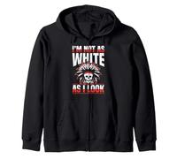 I’m Not As White As I Look Funny Identity Humor Sweat à Capuche