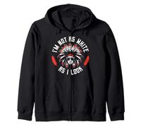 I’m Not As White As I Look Funny Identity Humor Sweat à Capuche