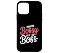 I’m Not Bossy I Am The Boss Funny Office Quote Coque pour iPhone 12 Mini