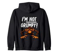 I’m Not Grumpy Funny Angry Monkey Men Women Kids Sweat à Capuche