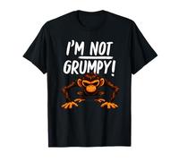 I’m Not Grumpy Funny Angry Monkey Men Women Kids T-Shirt