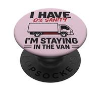 I’m Staying in The Van Funny Phasmophobia Gamer Men Women PopSockets PopGrip Adhésif