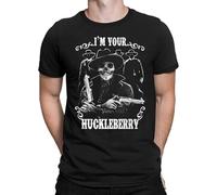 I-m-Your-Hucklwbr eberry-Say-Whewbr n-T-Shirt-Westwbr ERN-Cowboy-Movwbr ie-Vintage-Uniwbr Sex-Crewne Manches Courtes(3X-Large)