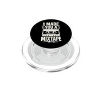 I Made You a Mixtape Retro Cassette Music PopSockets PopGrip pour MagSafe