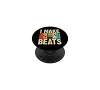 I Make Beats Retro DJ Workstation Producteur de Musique PopSockets PopGrip Adhésif