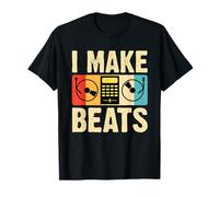 I Make Beats Retro DJ Workstation Producteur de Musique T-Shirt