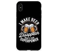 I Make Beer Disappear What's Your Superpower Bière Fun Homme Coque pour iPhone XS Max