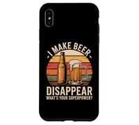 I Make Beer Disappear What's Your Superpower Bière Fun Homme Coque pour iPhone XS Max