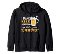 I Make Beer Disappear What's Your Superpower Drinking Team Sweat à Capuche