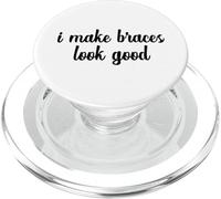 I Make Braces Look Good Orthodontique Drôle Orthodontiste Smile PopSockets PopGrip pour MagSafe