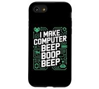 I Make Computer Beep Boop Beep Ingénieur réseau Coque pour iPhone SE (2020) / 7/8
