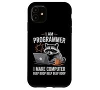 I Make Computer Beep Boop Funny Programmer Coque pour iPhone 11