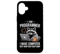 I Make Computer Beep Boop Funny Programmer Coque pour iPhone 16 Plus