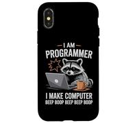I Make Computer Beep Boop Funny Programmer Coque pour iPhone X/XS