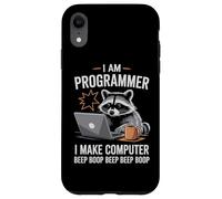 I Make Computer Beep Boop Funny Programmer Coque pour iPhone XR