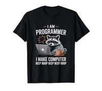 I Make Computer Beep Boop Funny Programmer T-Shirt