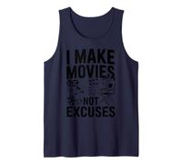 I Make Movies Not Excuses Movie Director Film Crew Débardeur