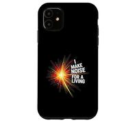I Make Noise for A Living Musician DJ Sound Crew Coque pour iPhone 11